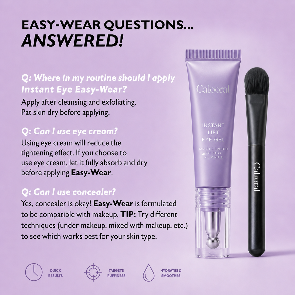 Calooral™ Eye Bag Instant Eraser, Tightens, Firms, & Blurs Wrinkles
